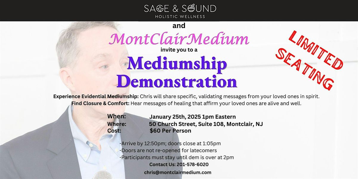 Demonstration of Mediumship by Chris Lippincott