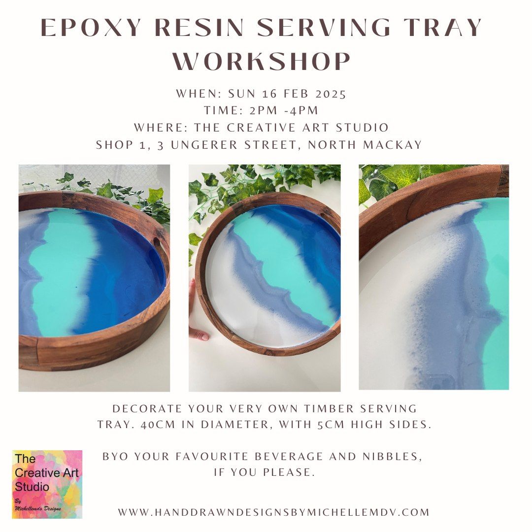 Sun 16 Feb - Epoxy Resin Round Tray