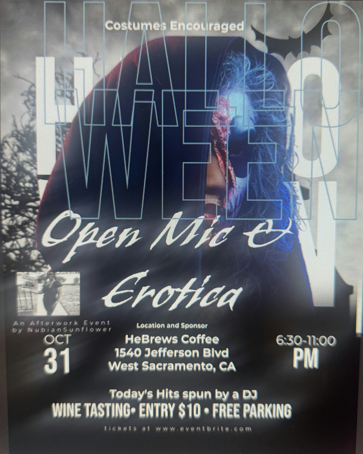 Open Mic and Erotica Halloween
