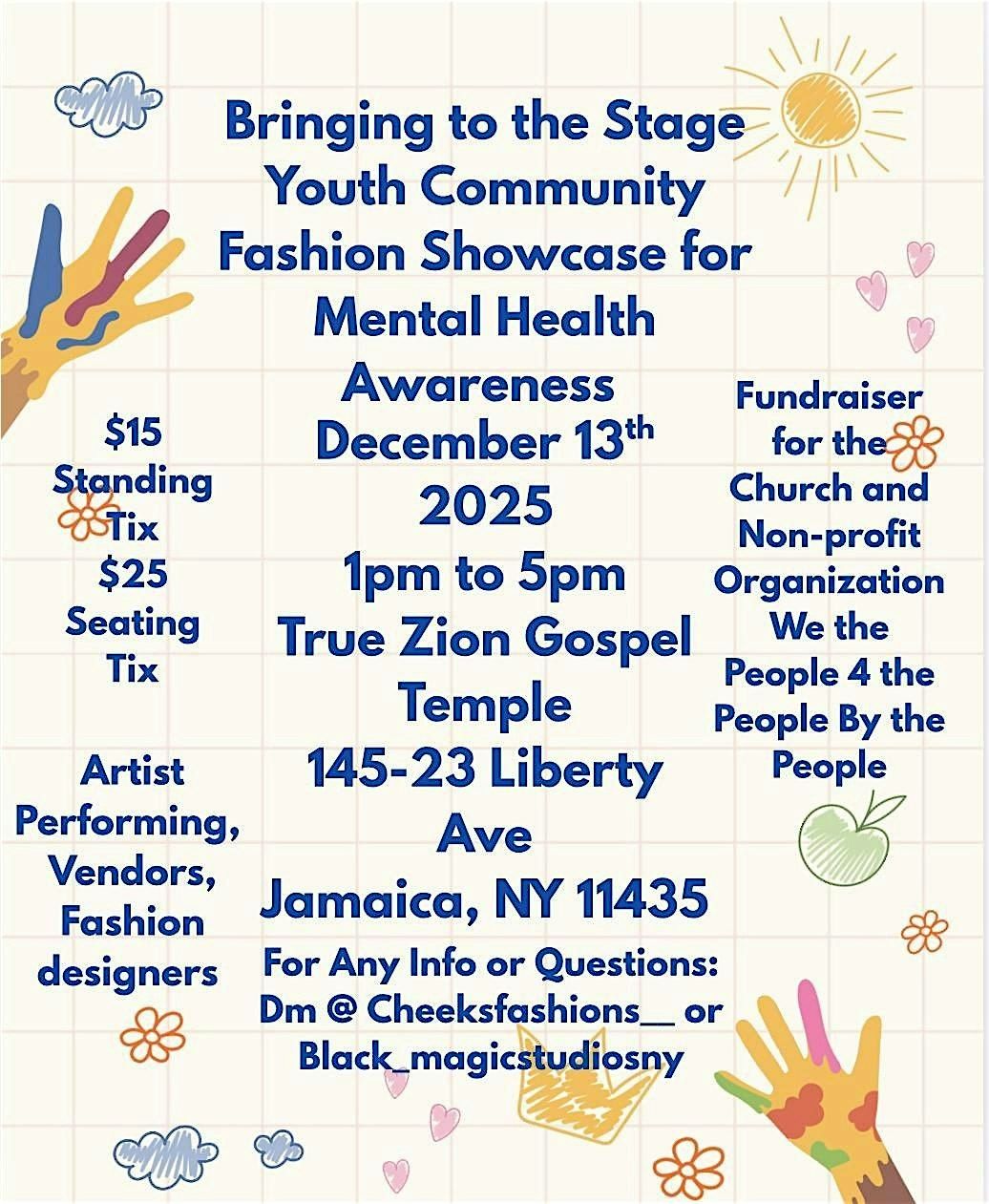 Bringing to the Stage Youth Fashion Showcase for Mental Awareness