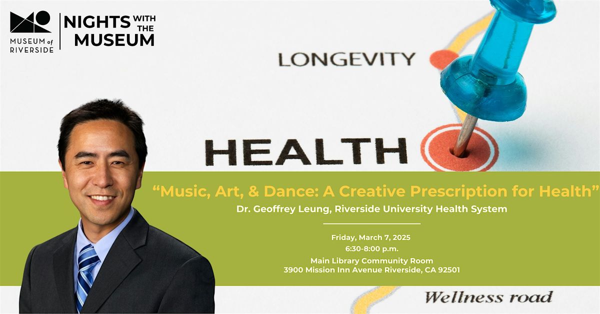 \u201cMusic, Art, and Dance: A Creative Prescription for Health\u201d