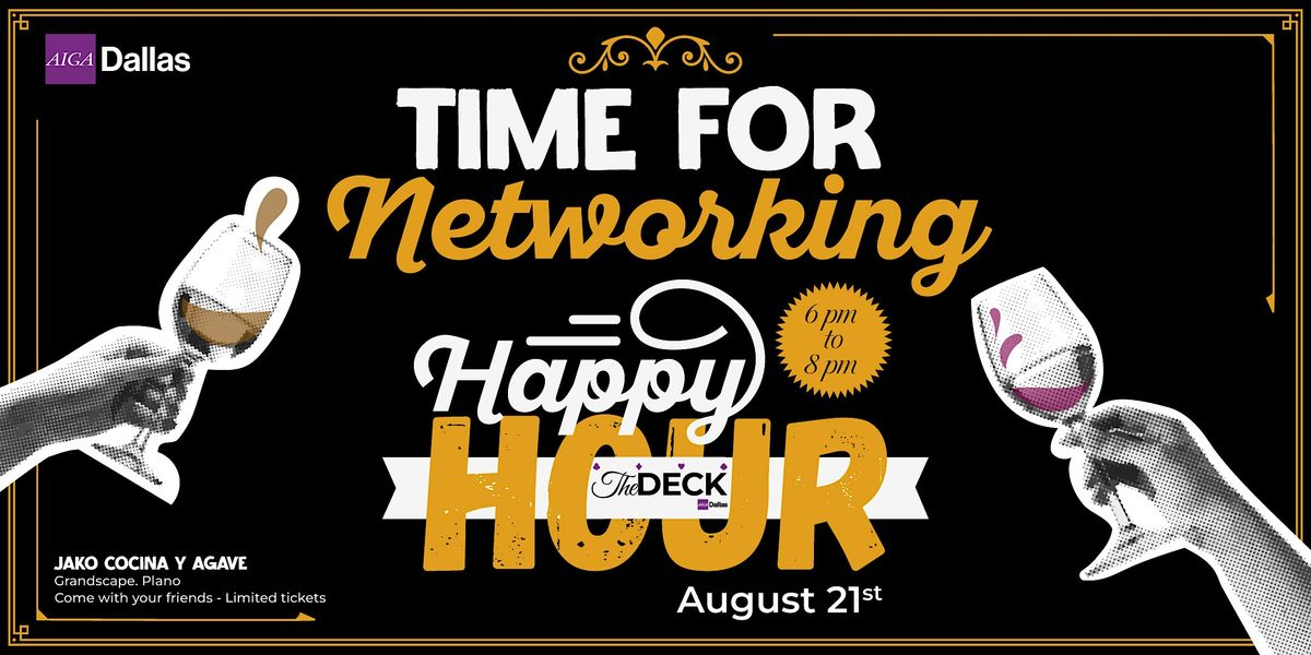 AIGA Dallas Happy Hour & Networking