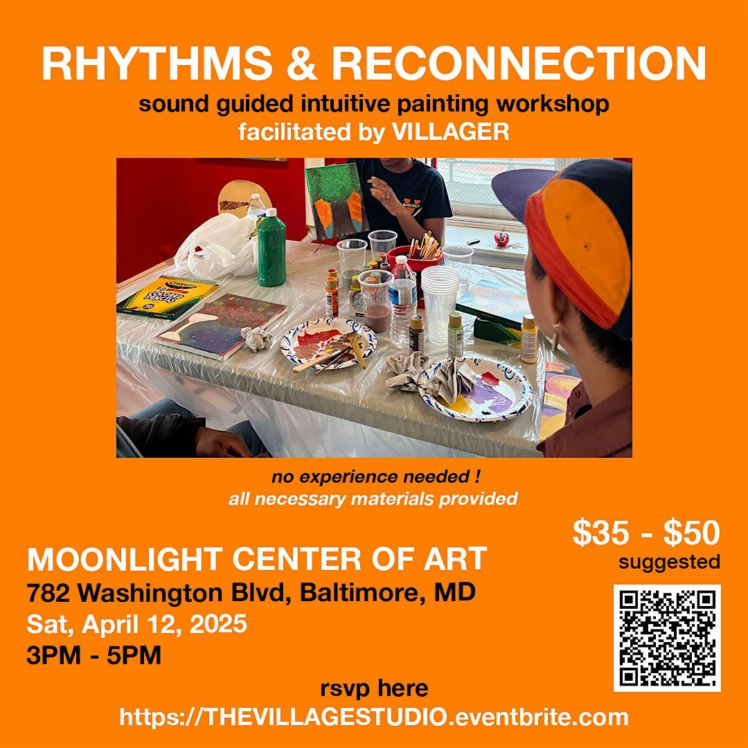 RHYTHMS AND RECONNECTION - sound guided intuitive painting workshop