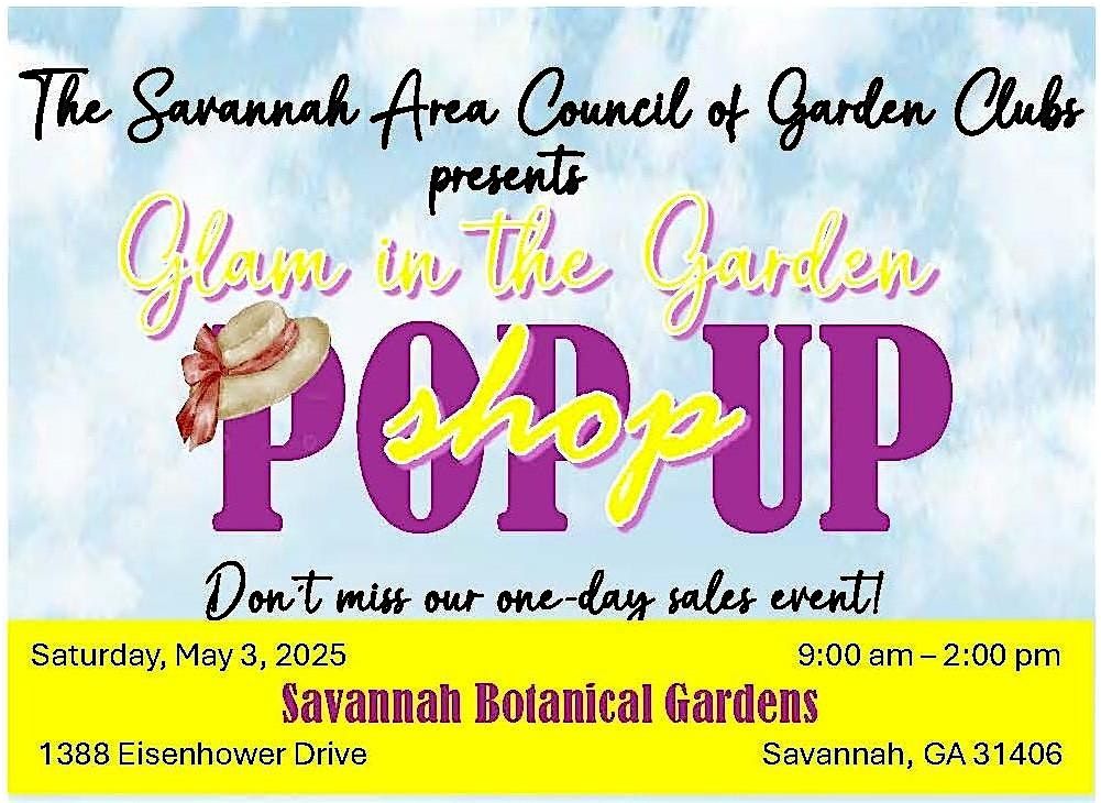 Glam in the Garden - Pop Up Shop