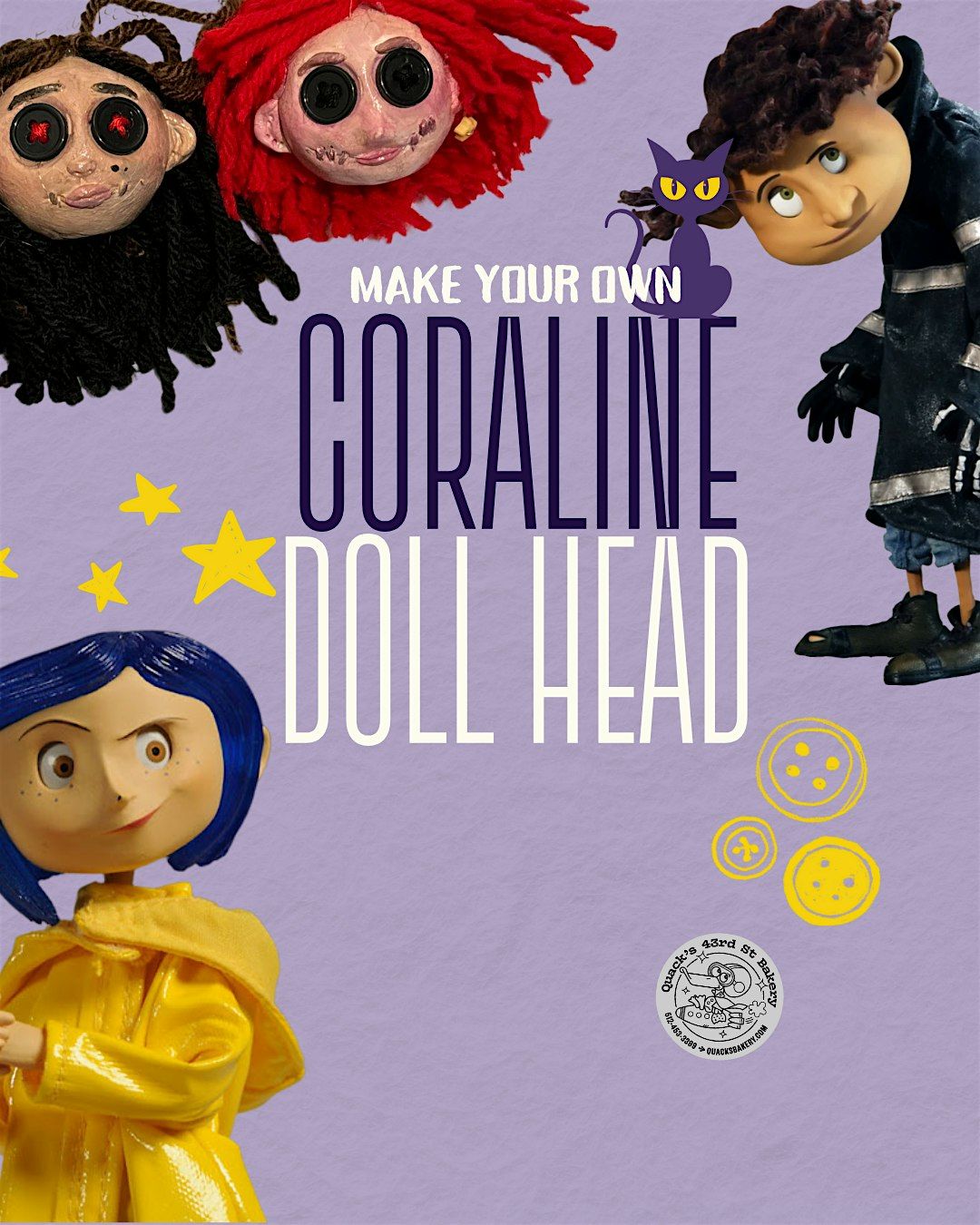 Coraline Doll Heads