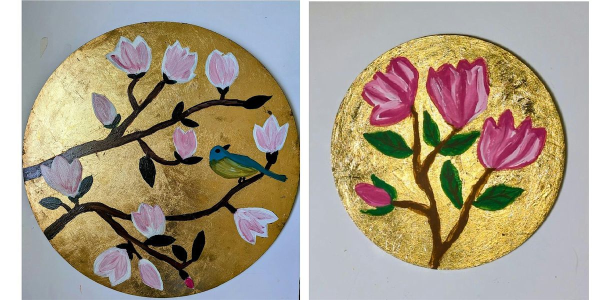 Gold Leaf Acyrlic Painting Workshop