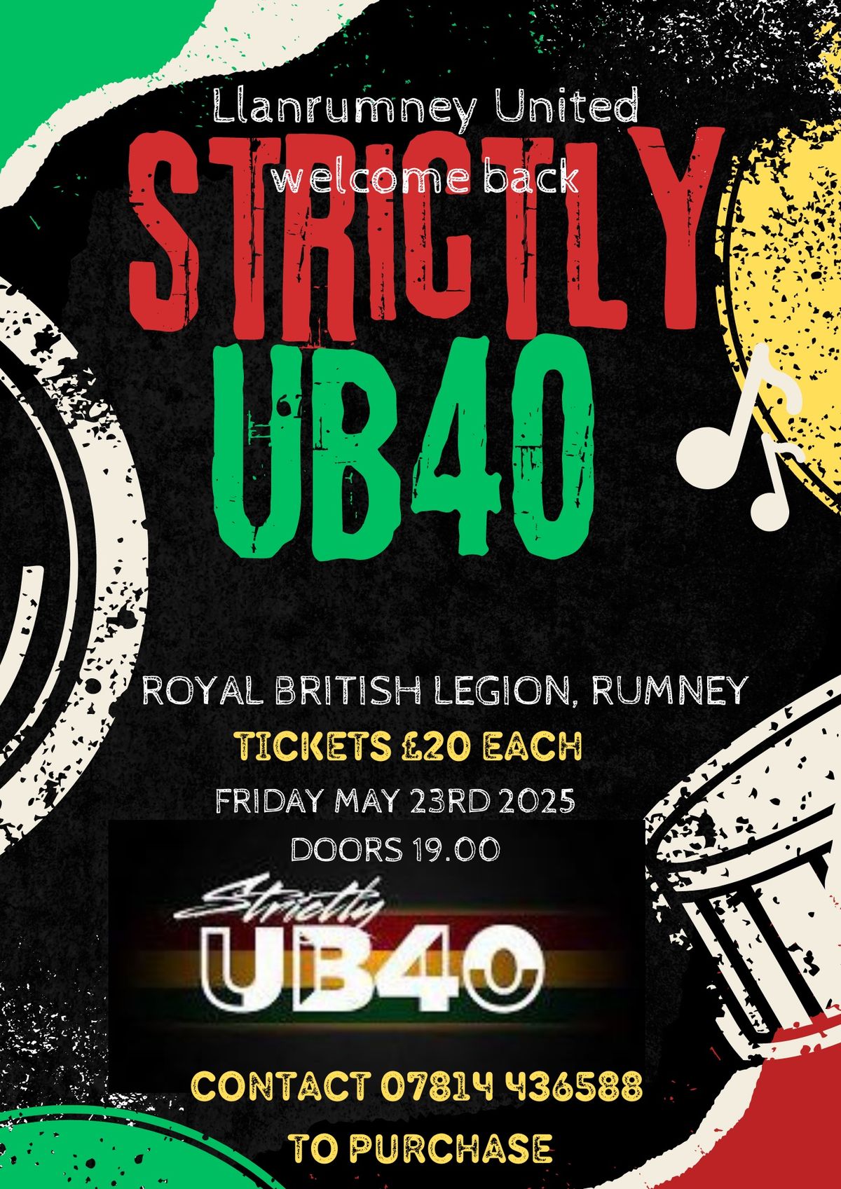 Llanrumney United - Strictly UB40 The Return