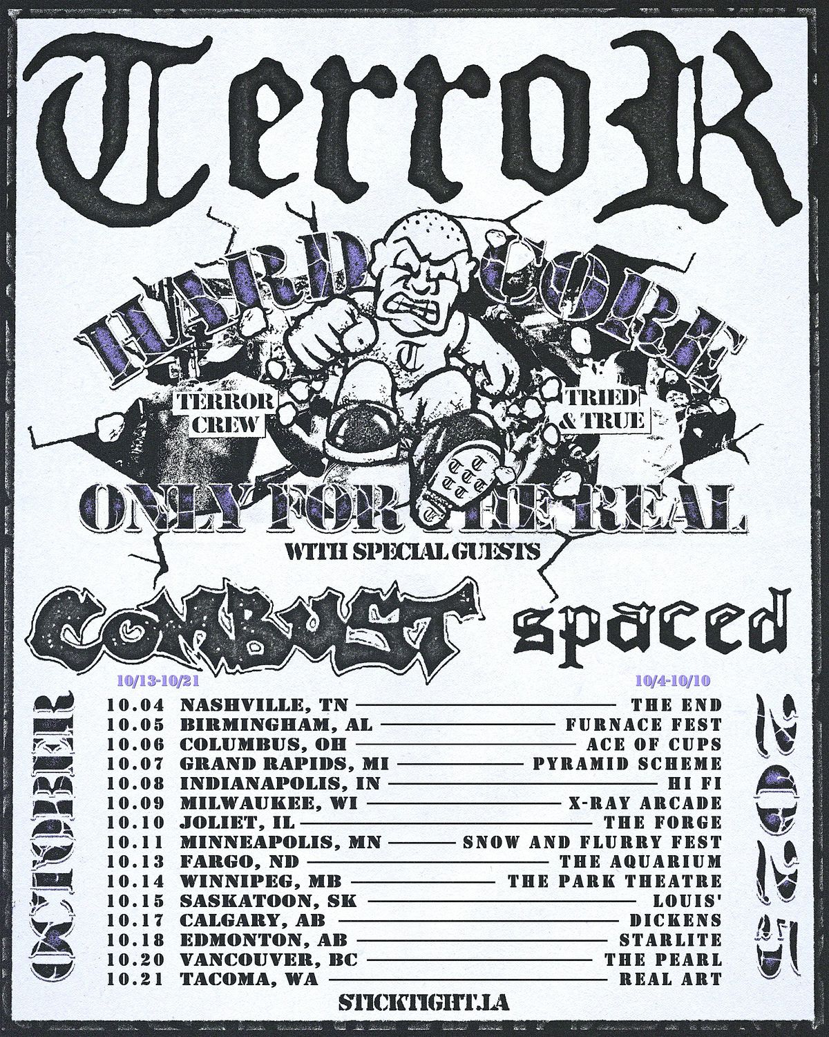 Terror And Combust At The Aquarium In Fargo 10\/13