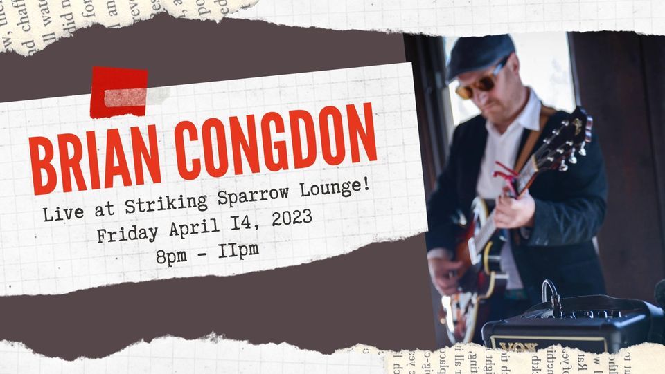 Brian Congdon Live at Sparrow!