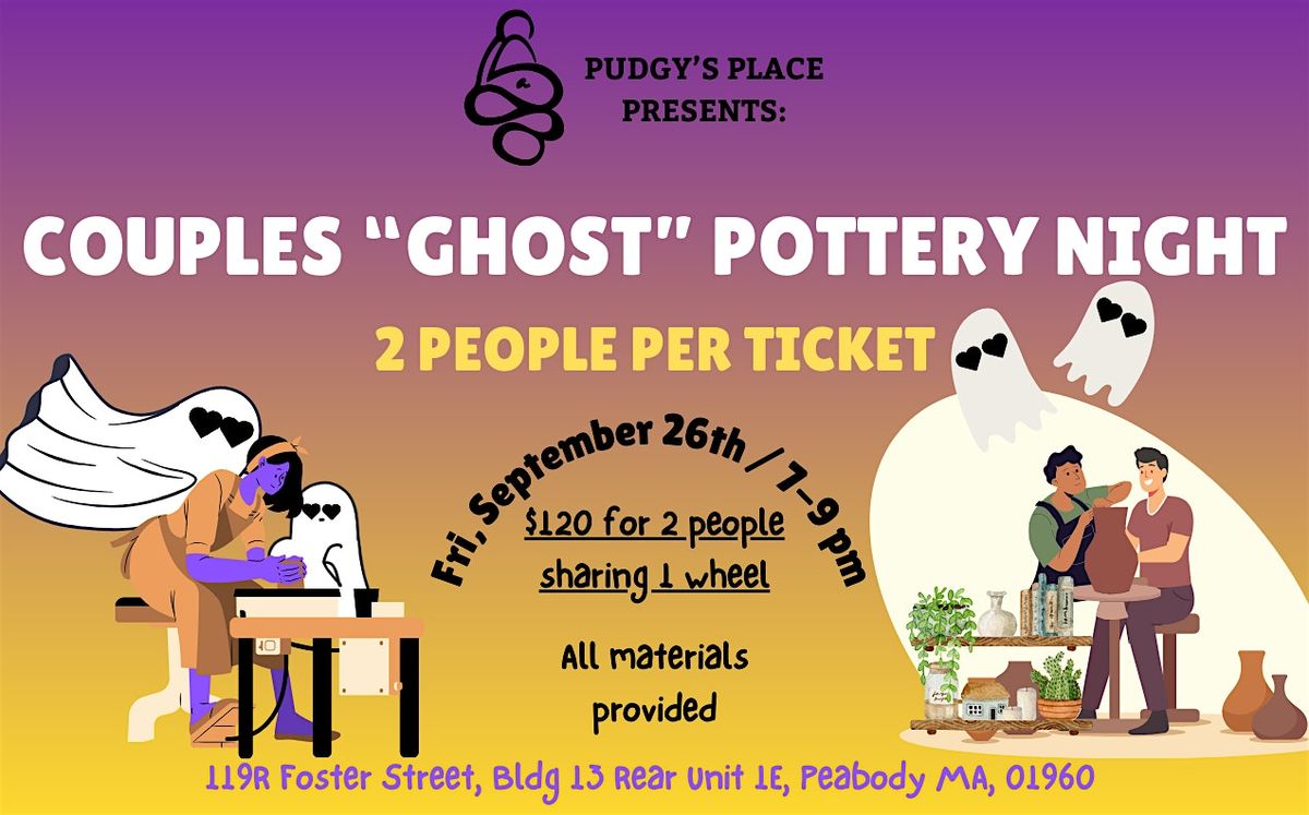 Couples "Ghost" Pottery Workshop - Wheel Throwing Date! (9\/26 ; 7-9pm)!