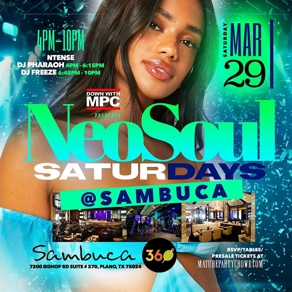 NEO SOUL "SATURDAYS" @ SAMBUCA 360