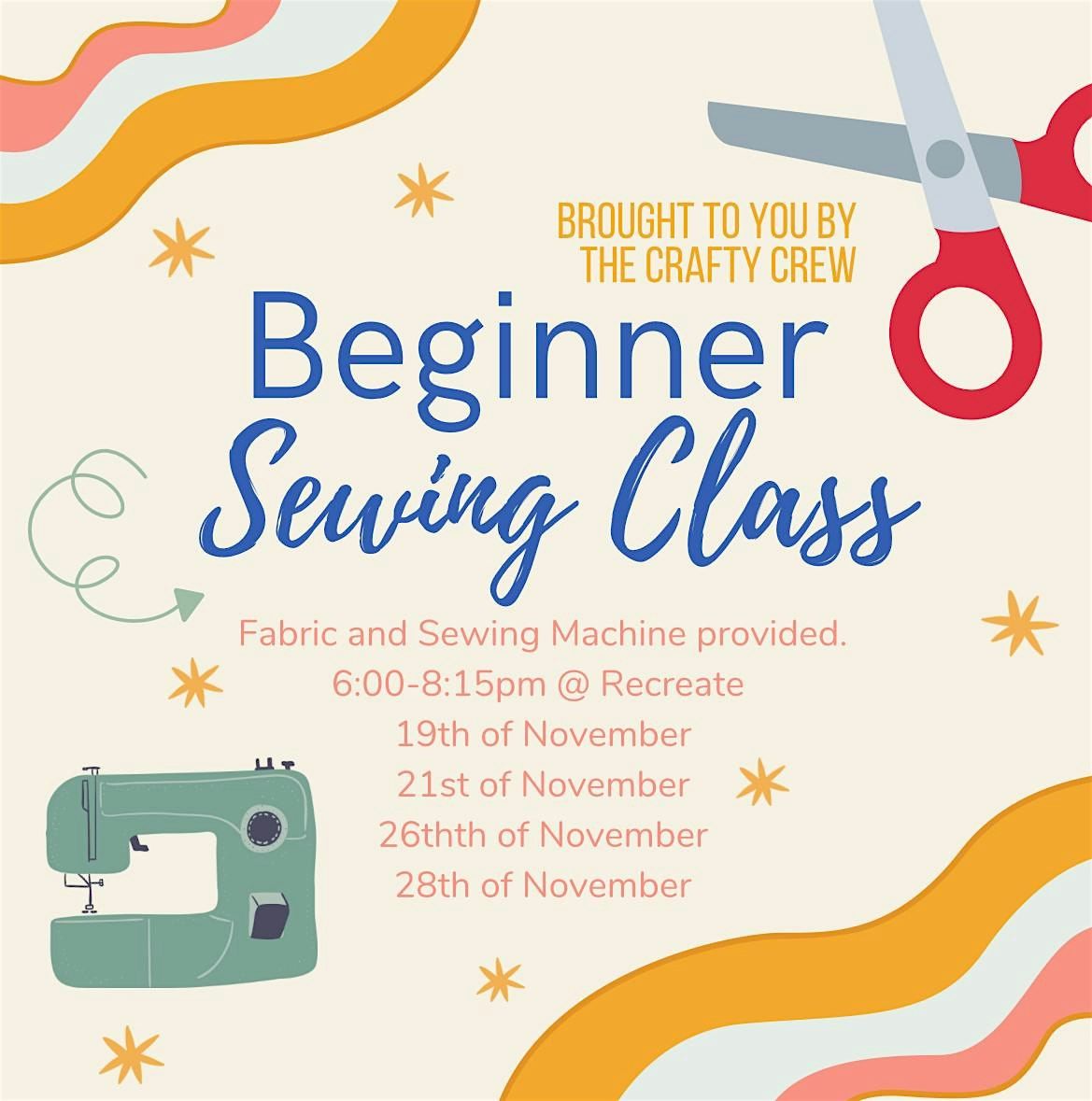 Beginner Sewing Class