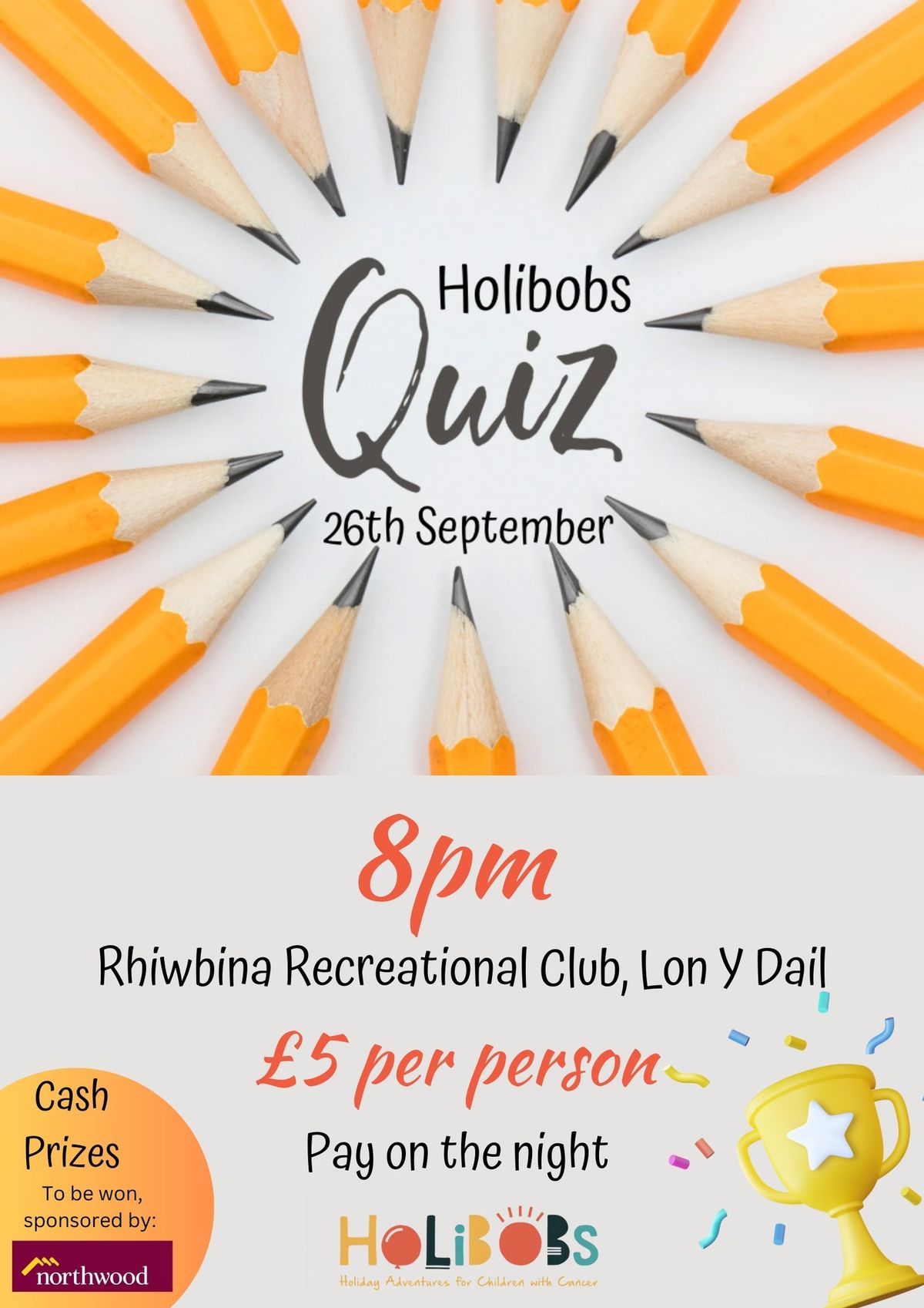 Holibobs Charity Fundraiser Quiz Night