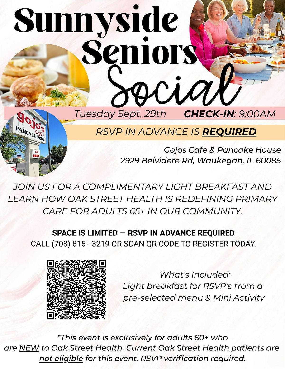 Sunnyside Seniors Breakfast Social