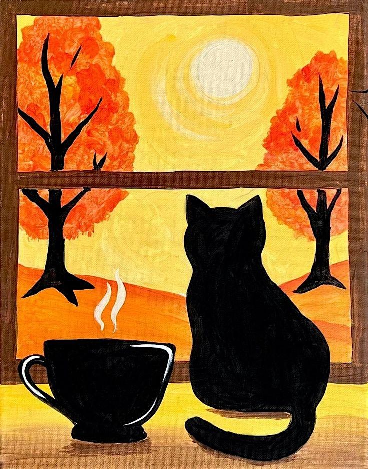 Sip and Paint: Cat in Window