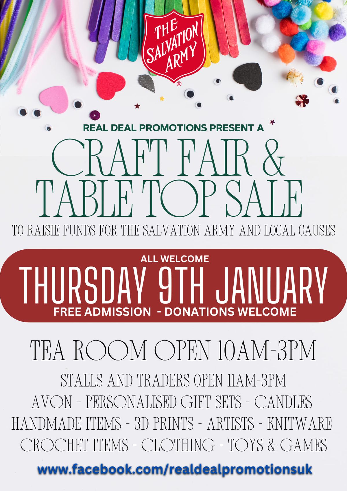 Craft Fair & Tabletop Sale