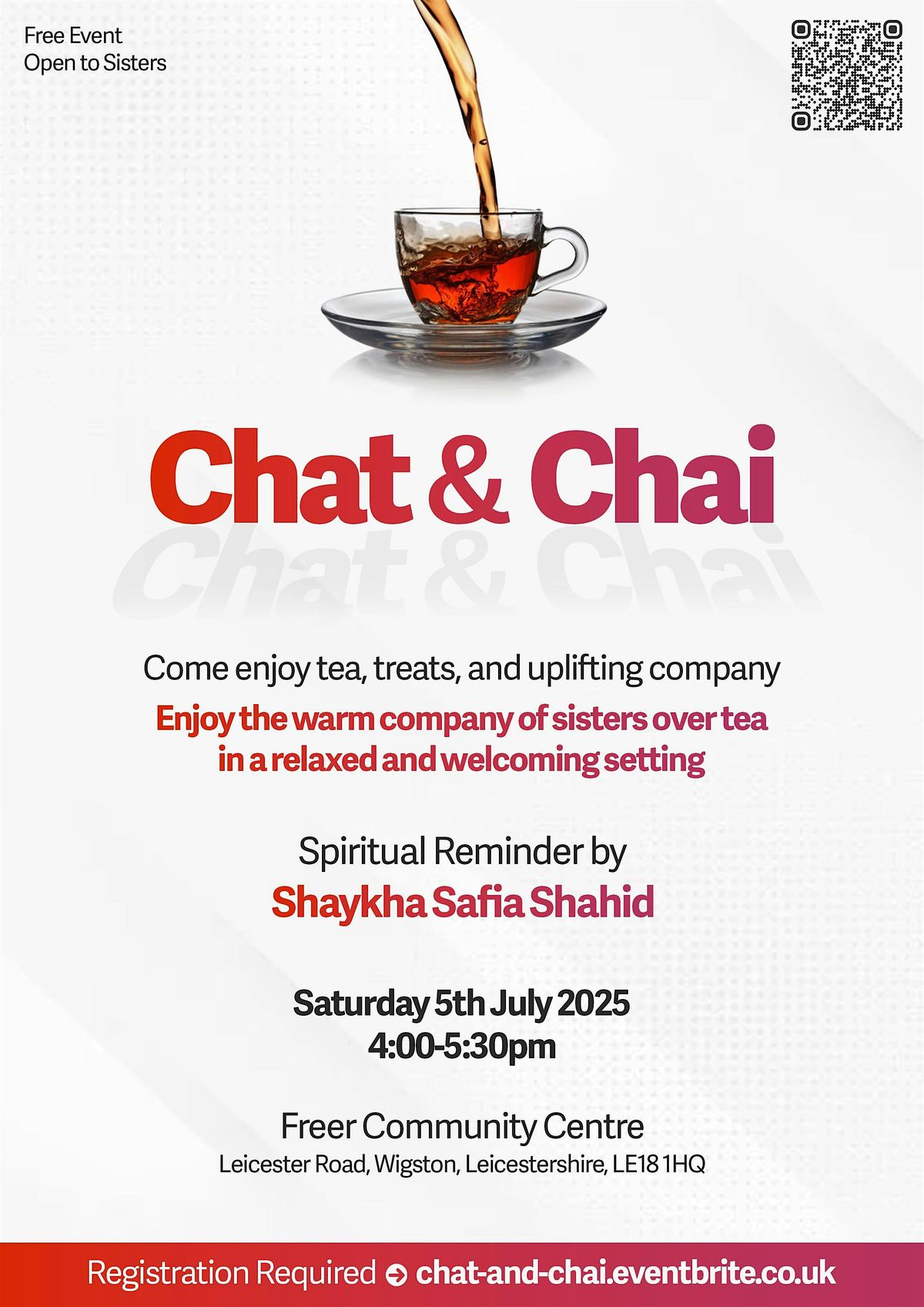 Chat and Chai  | Leicestershire