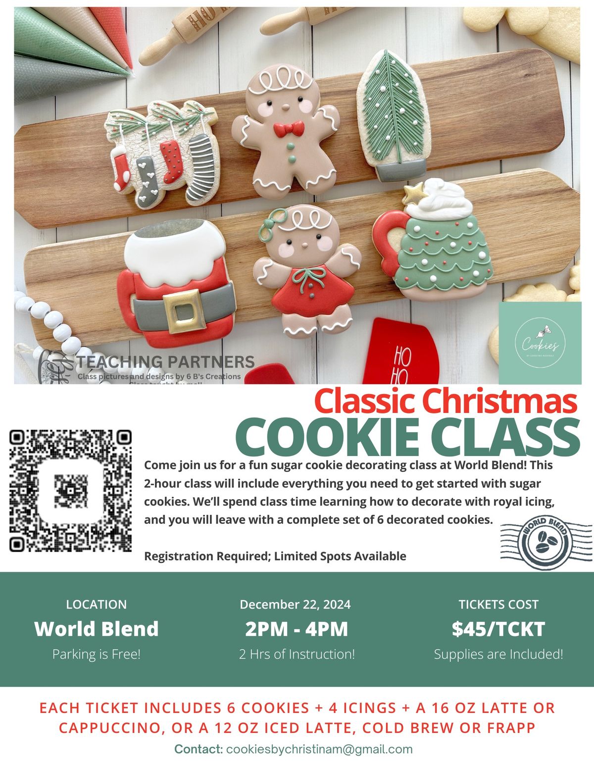 2nd Classic Christmas Cookie Class