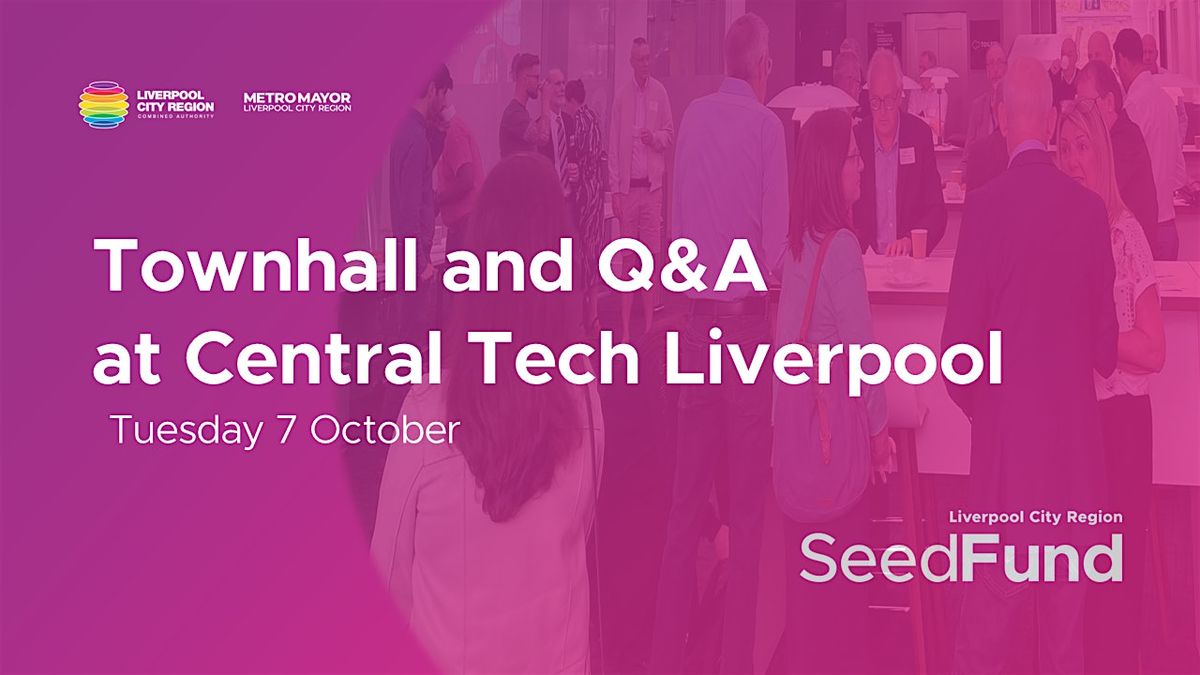 Townhall and Q&A at Central Tech Liverpool