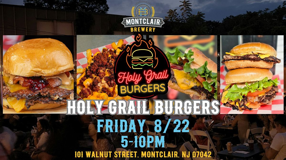 Holy Grail Burgers at Montclair Brewery
