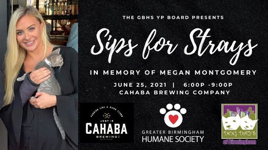 Sips for Strays in Memory of Megan Montgomery