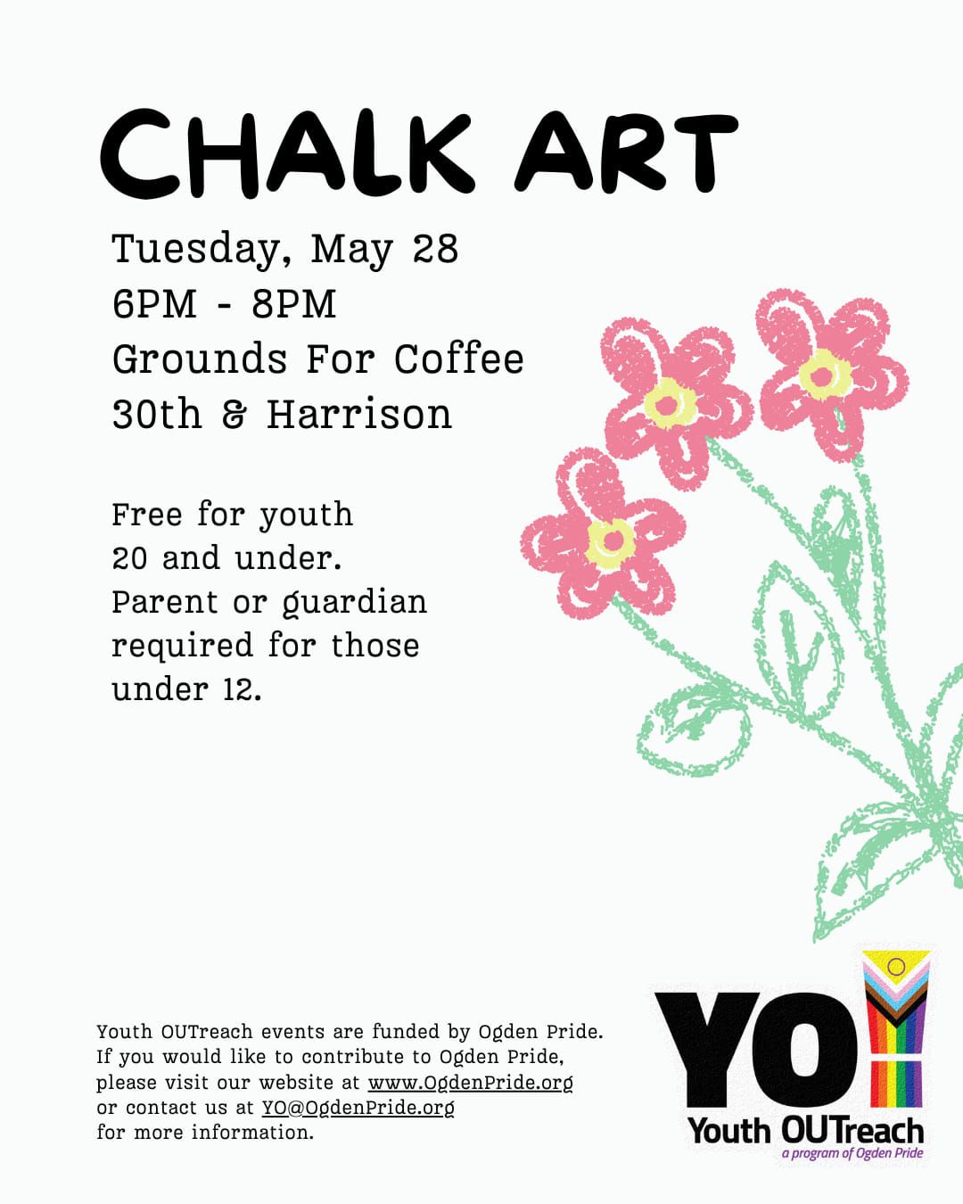 Youth OUTreach Art Night: Chalk Art