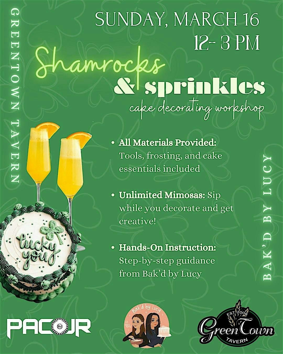 Shamrocks & Sprinkles: Cake Decorating Workshop