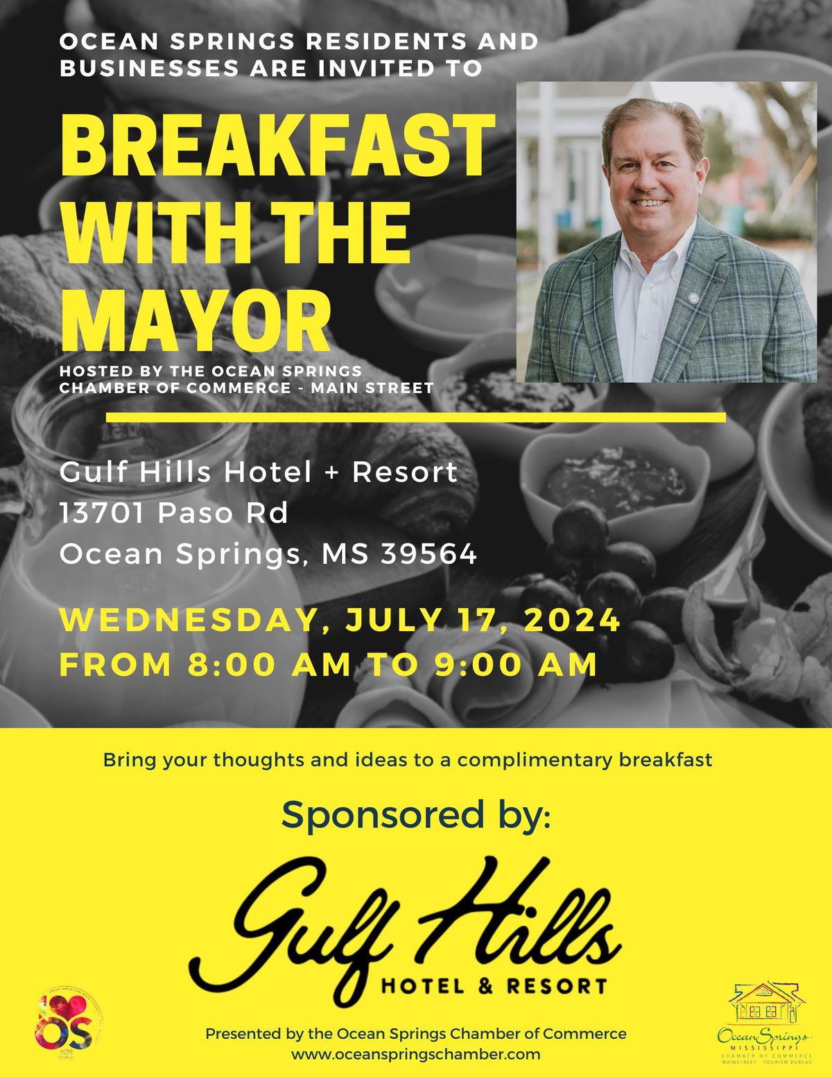 Breakfast with the Mayor Sponsored by Gulf Hills Hotel + Resort