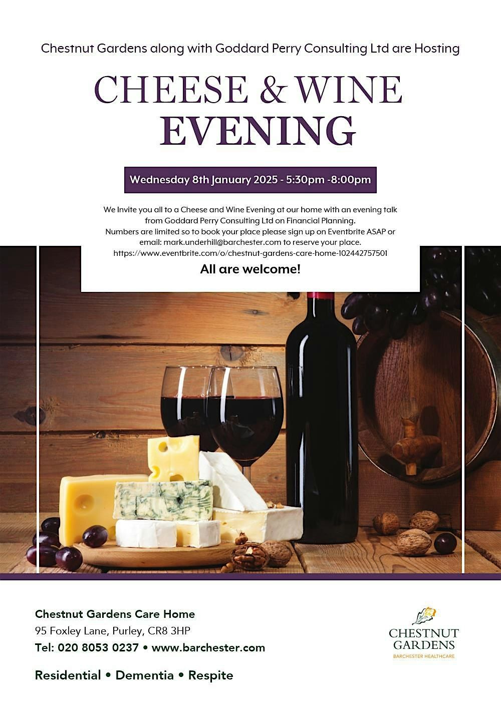 Cheese and Wine Evening