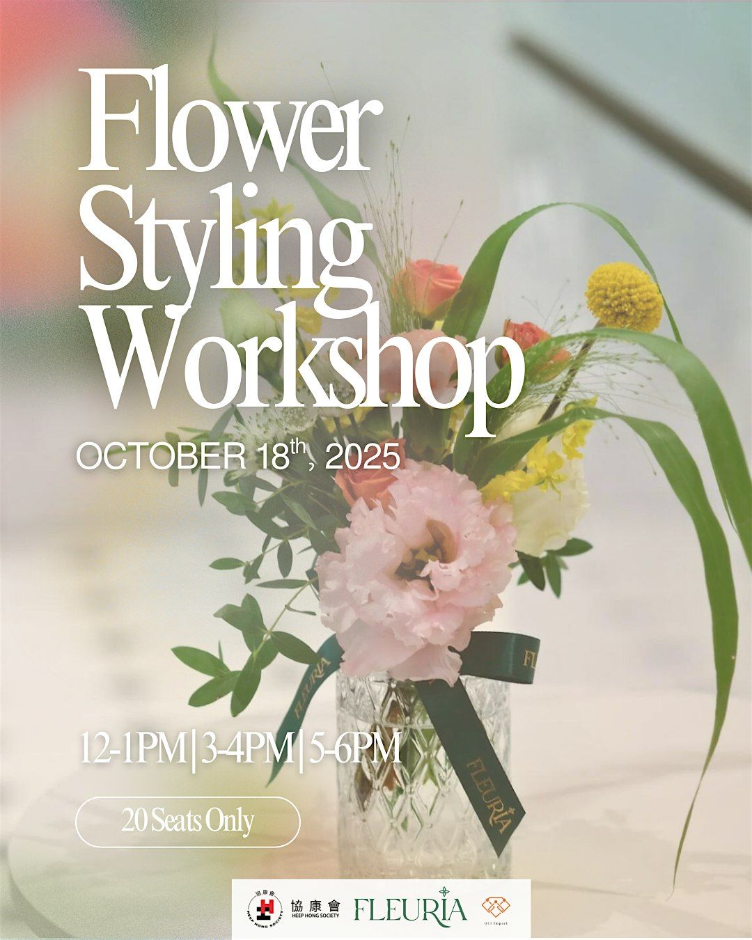QLI X Heep Hong Society X Fleuria: Flower Arrangement with SEN Families
