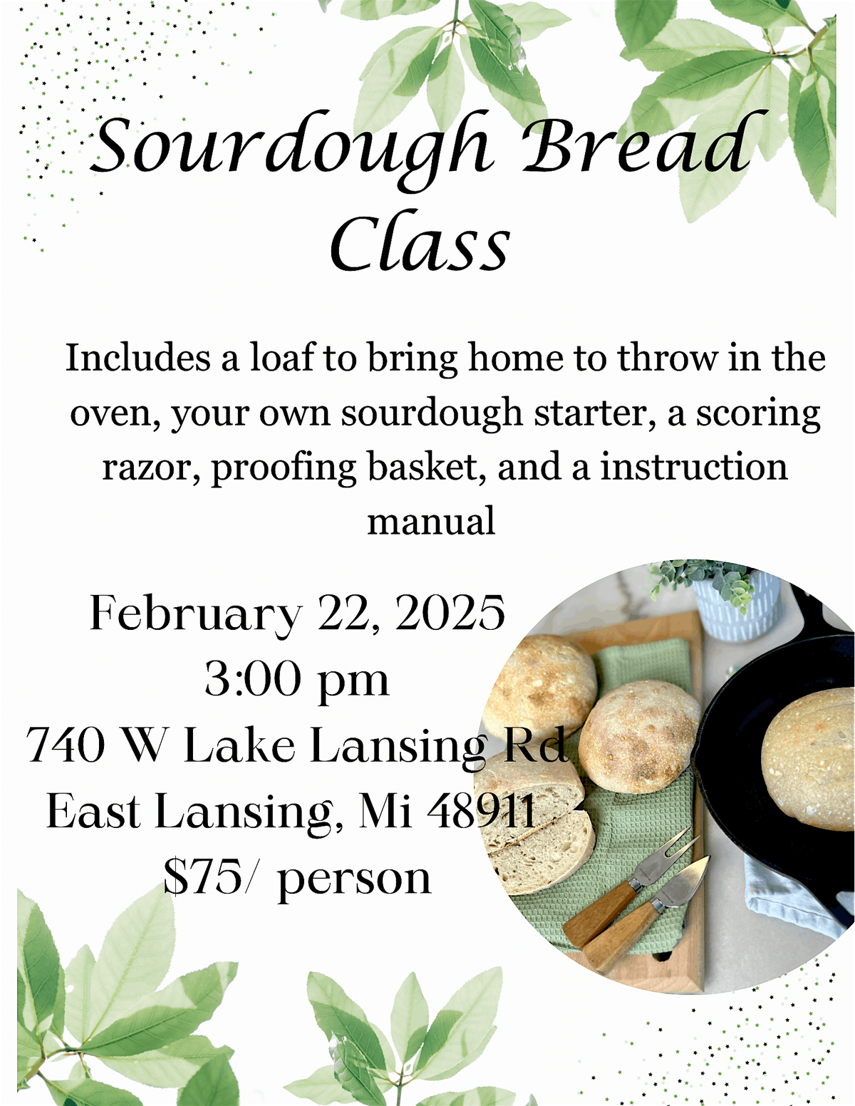 Sourdough Bread Class