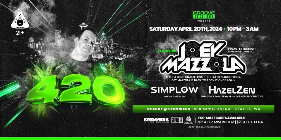 Groove Sessions Presents 420 with Joey Mazzola, SimpLow, HazelZen
