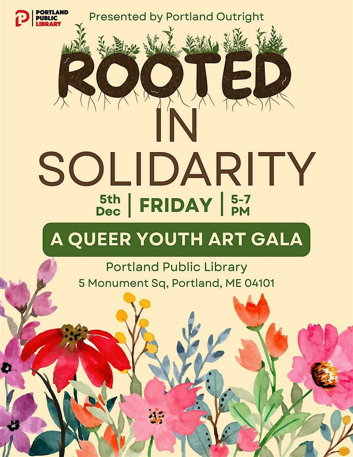 Rooted in Solidarity: A Queer Youth Art Gala