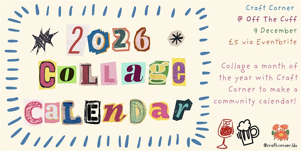 Collage Your Own 2026 Calendar