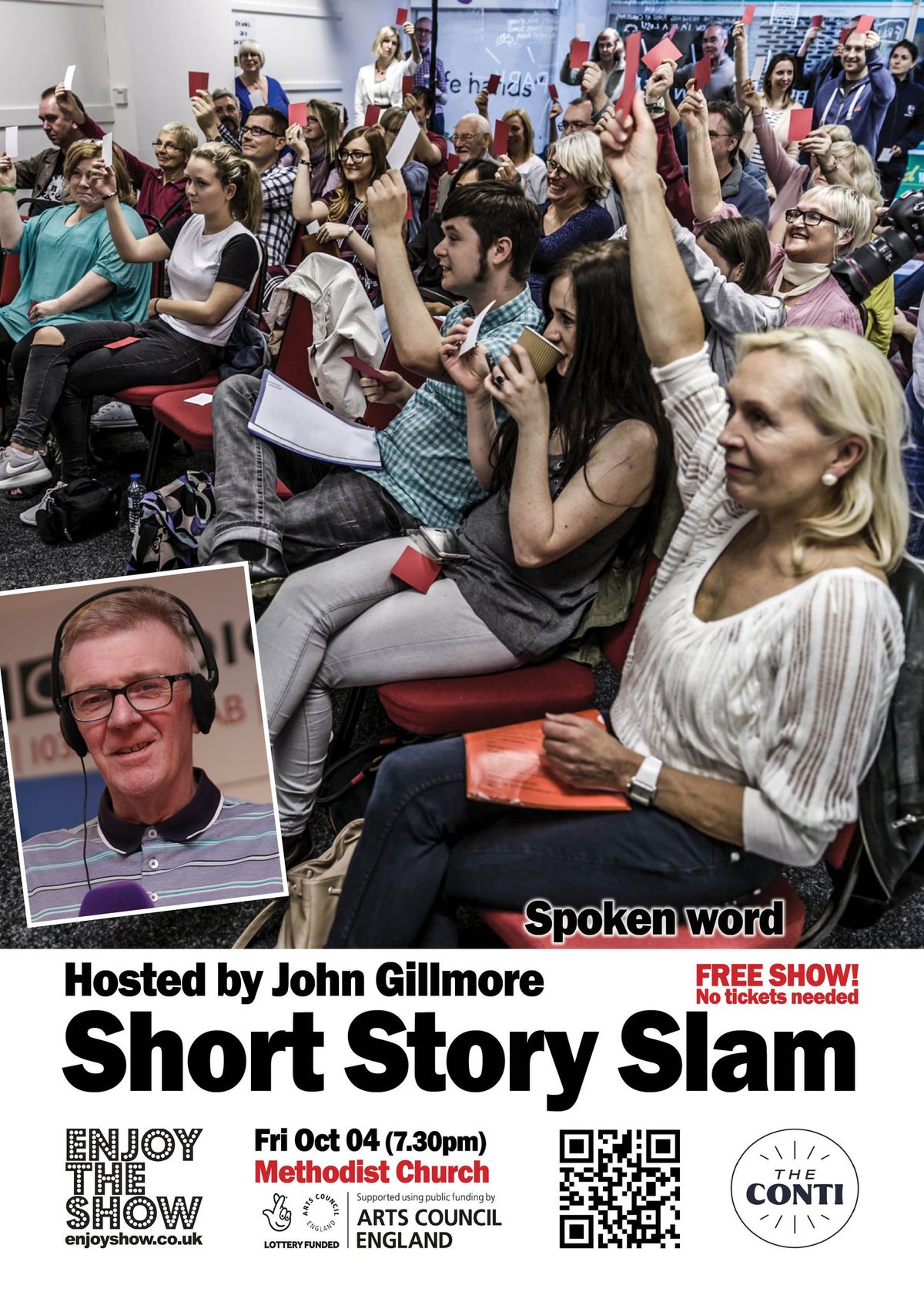 Short Story Slam - hosted by John Gillmore (SPOKEN WORD)