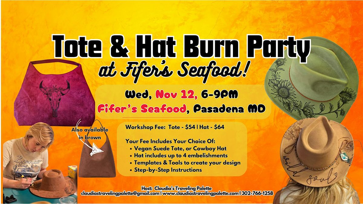 Hat Burn Party at the Fifer's Seafood