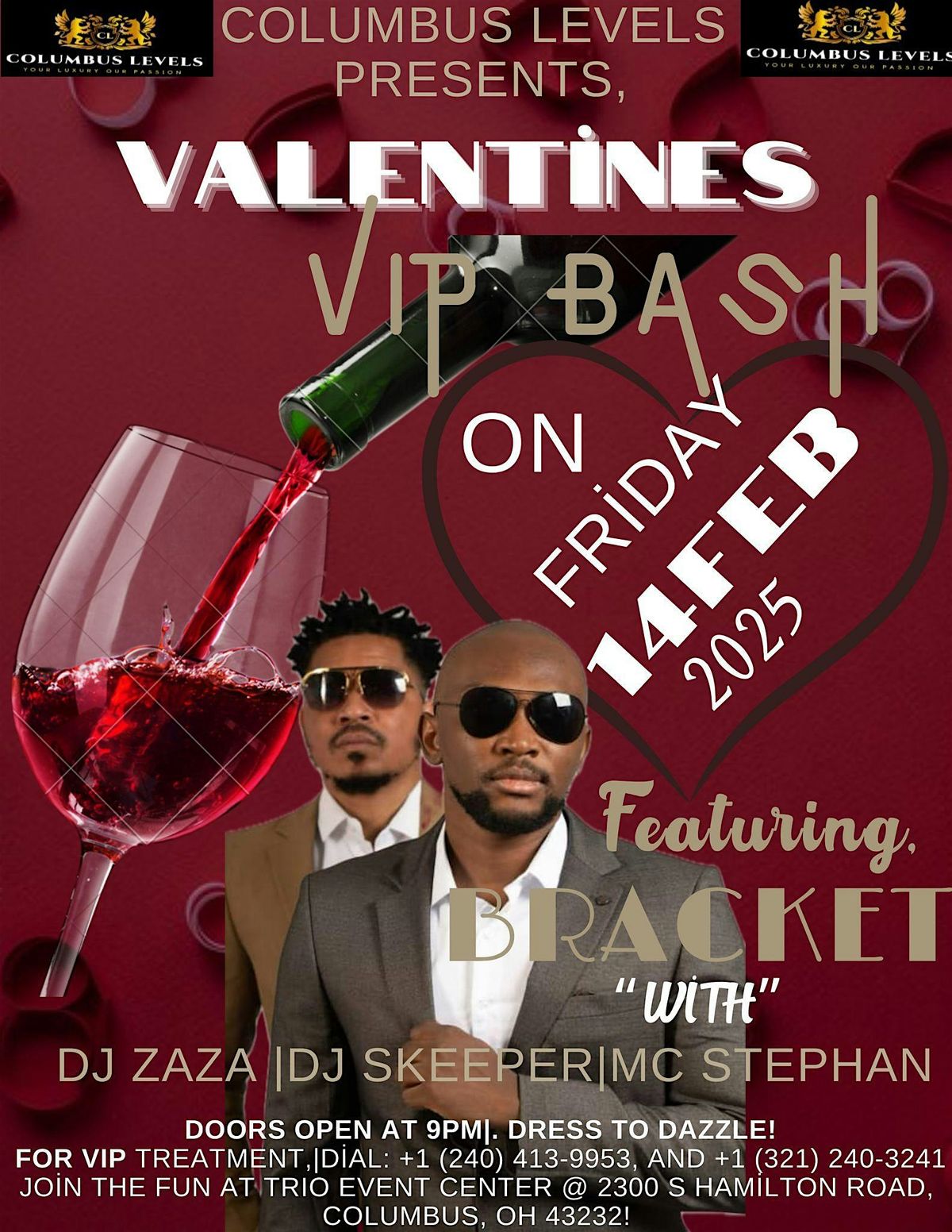 VALENTINES DAY AFROBEATS VIP PARTY FT BRACKET