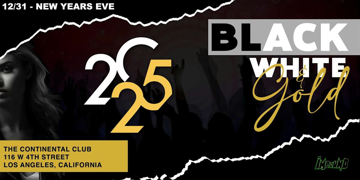 New Years Eve - Black, White & Gold Party