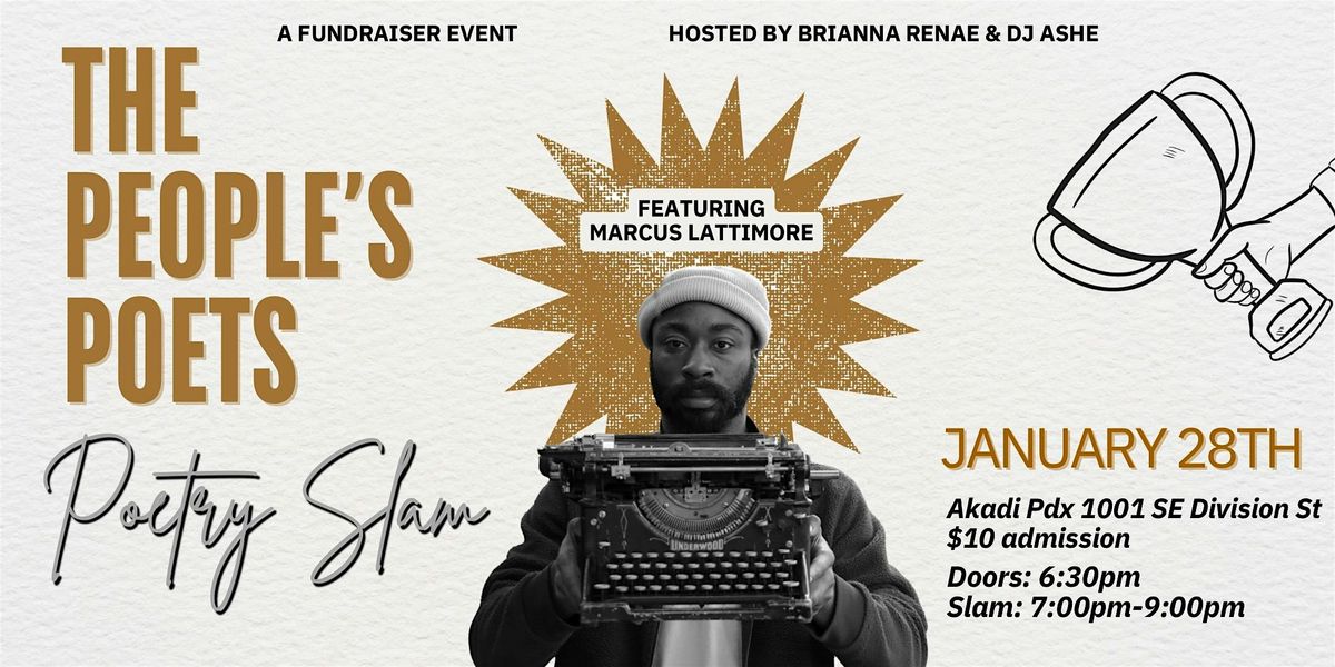 The People's Poets Slam Competition Fundraiser Featuring: Marcus Lattimore