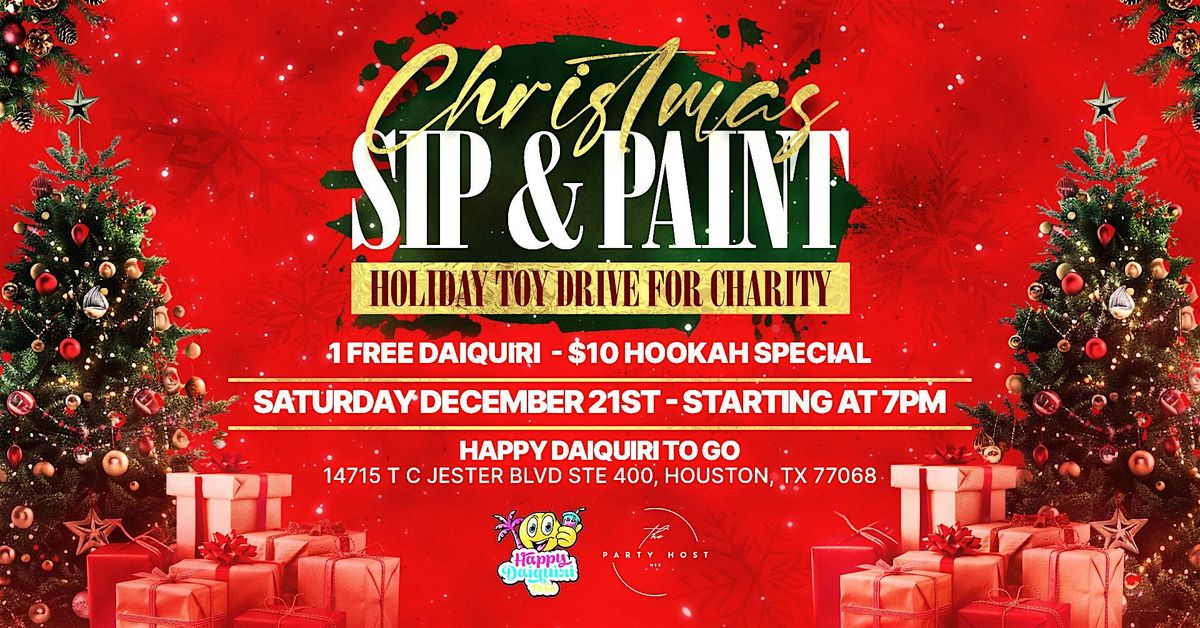 Christmas Sip & Paint - Holiday Toy Drive