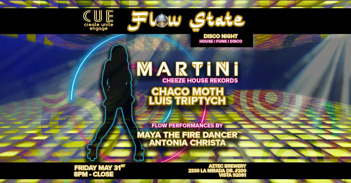 Disco Flow State ft. Martini, Antonia Christa, Luis Triptych, Chaco Moth, and Maya the Fire Dancer