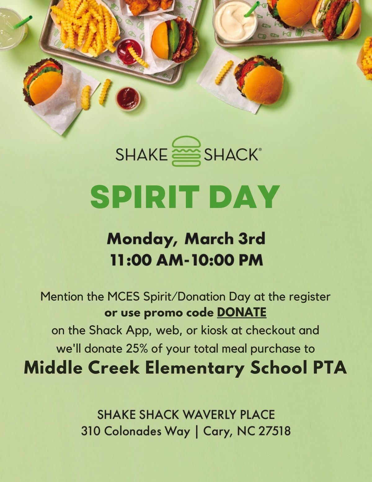 Shake Shack Spirit Event