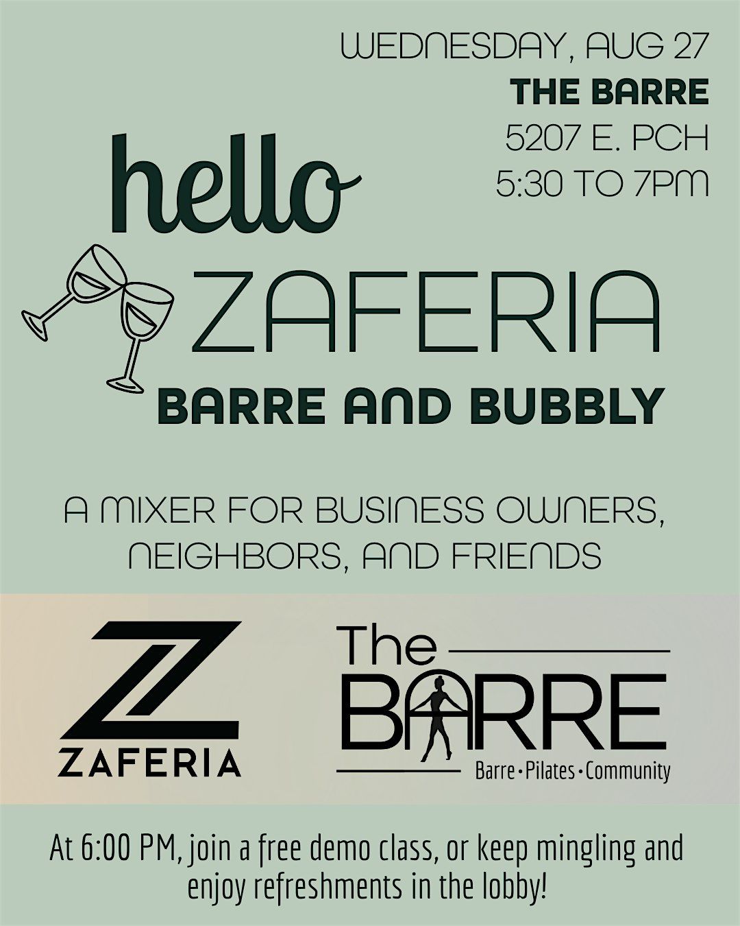 hello Zaferia Summer Neighborhood Mixer