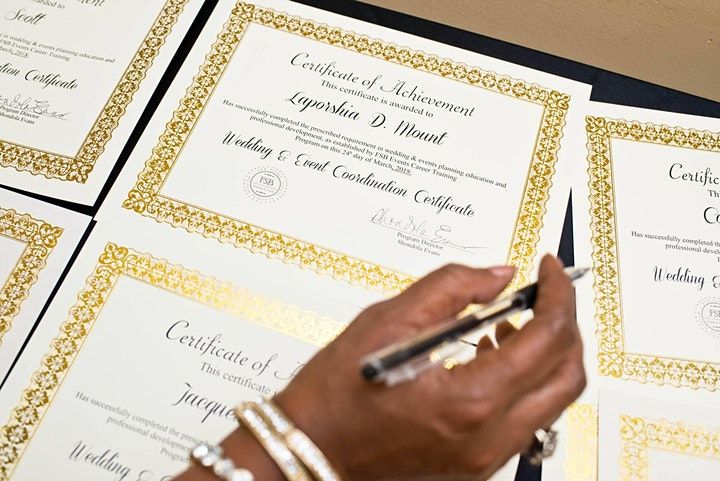 Atlanta Wedding Event Planning Certificate Class FSB Events Career