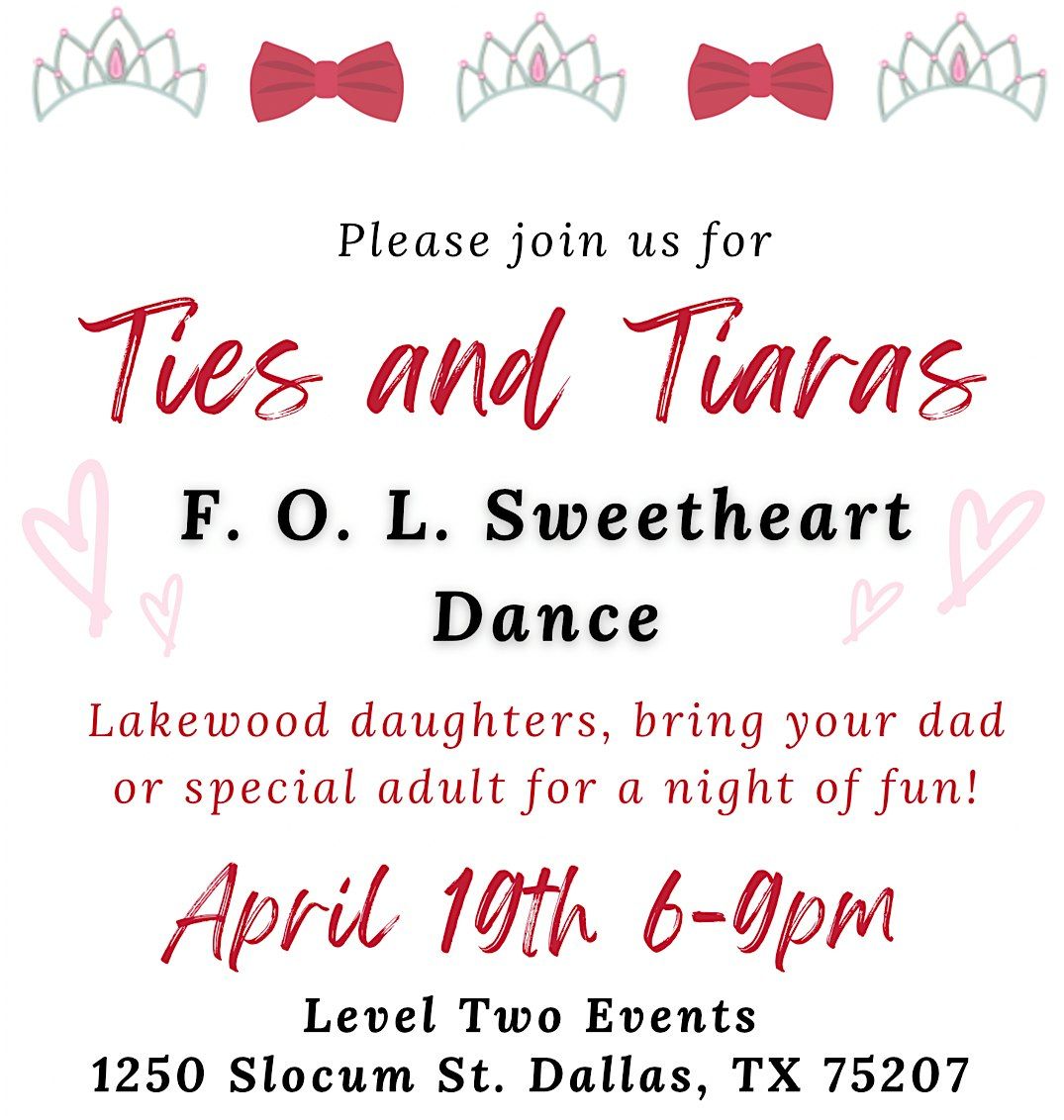 FOL Fundraiser: Sweetheart Dance