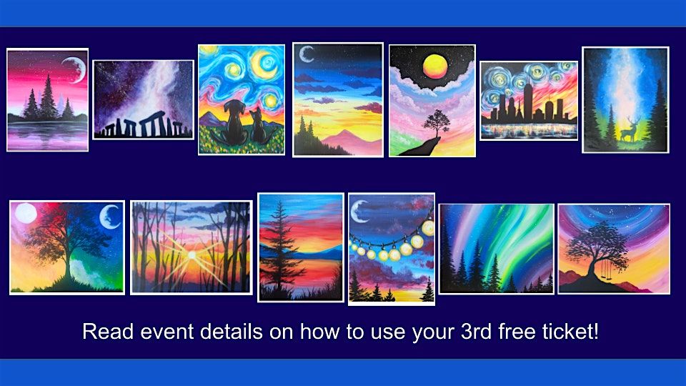 Pints & Painting, Night Skies: Buy One Get One Free!