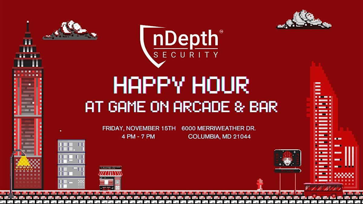 nDepth Happy Hour at Game On Arcade and Bar