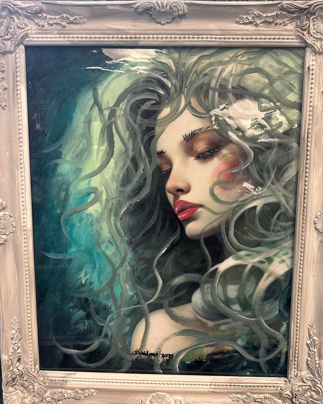 16x20 Mermaid Acrylic Workshop