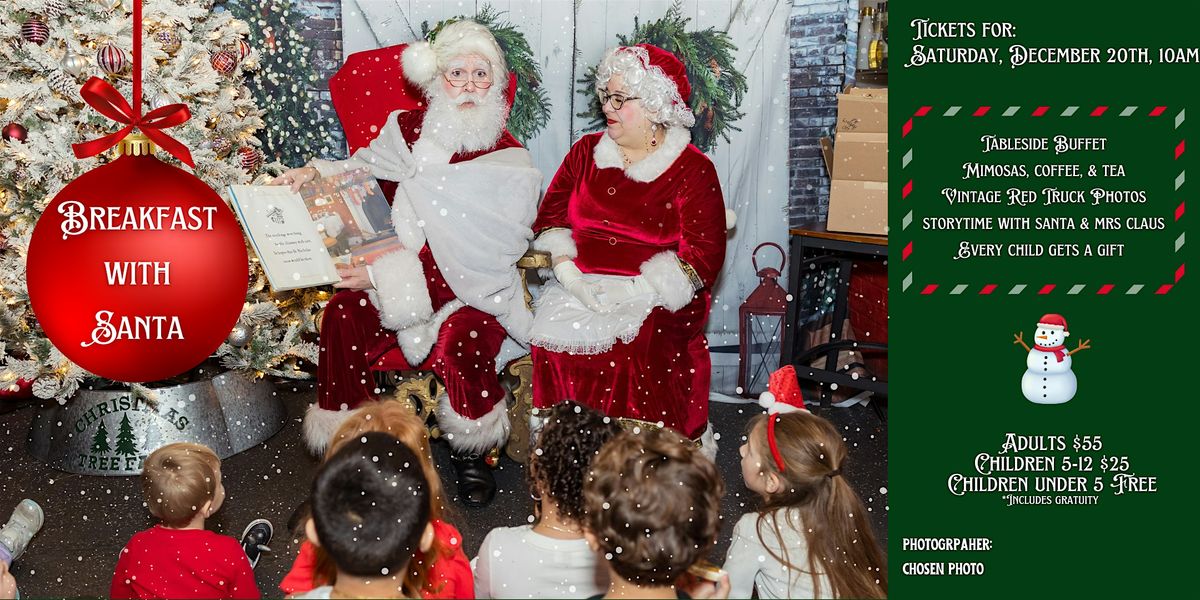Breakfast with Santa December 20th