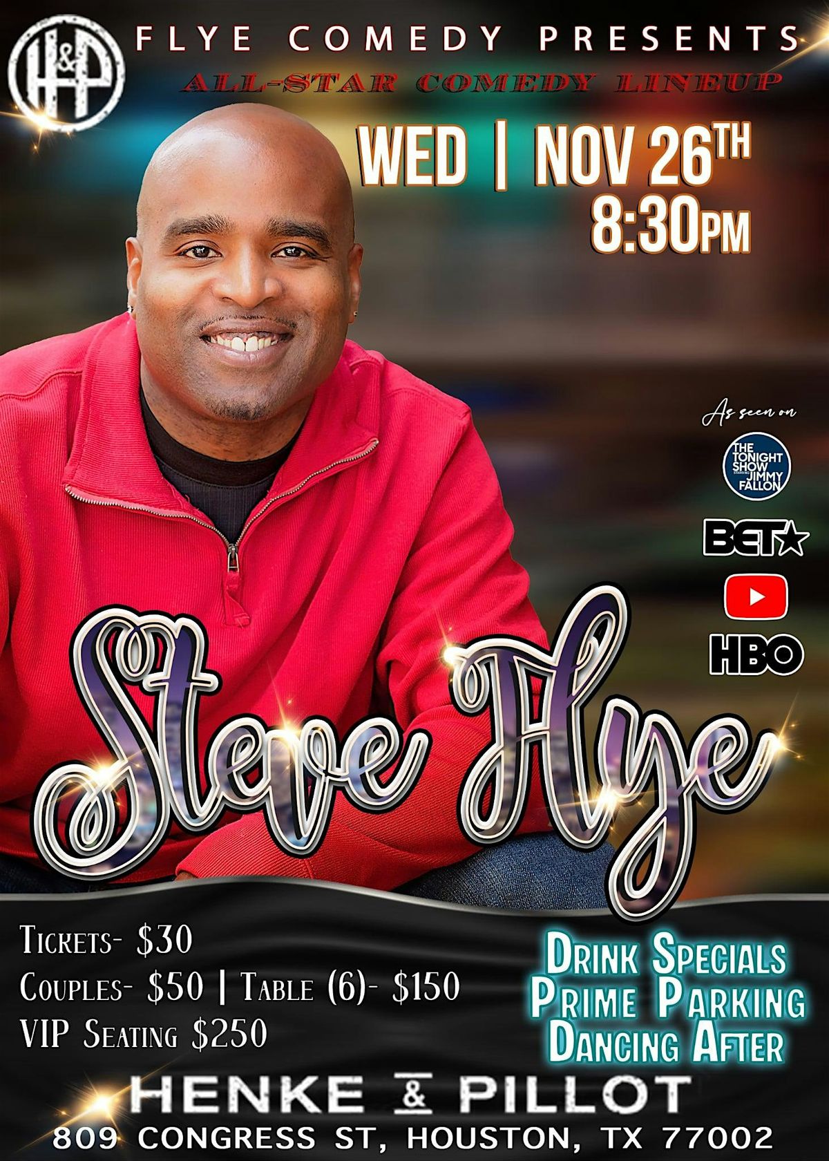 FLYE COMEDY PRESENTS